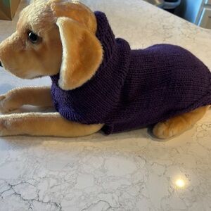 Purple Dog Sweater